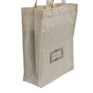 Gucci Canvas Tote Bag Logo Print
